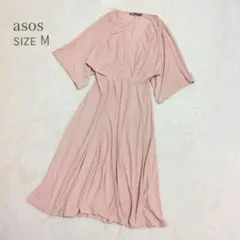 エイソス asos Mサイズ ワンピース エレガントワンピース ピンク