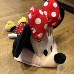 ミニーマウス ぬいぐるみ帽子