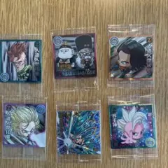 ドラゴンボールZ シール6枚セット　ウエハース