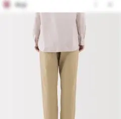 無印良品　イージー コットンテーパードパンツ