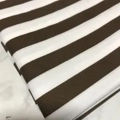 ⑤在庫限り　2m ボーダー　TCブロード 生地　ハギレ