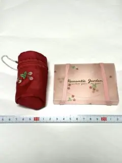 マザーグースの森　ロマンチックガーデン　いちご　カードケース　小物入れ