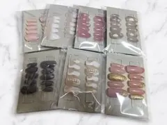 届いてすぐ使える ネイルチップ 7セット ネイルシール接着剤シールヤスリ大容量⁠のサムネイル