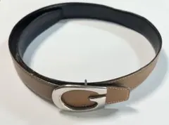 GUCCI✴︎グッチ　ベルト　Gロゴ　シルバー　キャメル　ブラック　リバーシブル