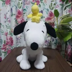 SNOOPY　LLぬいぐるみ“スヌーピー＆ウッドストック”