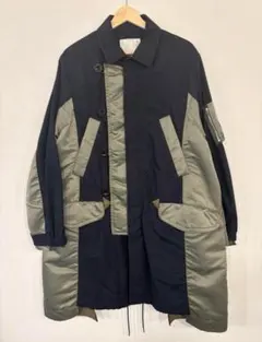 美品 sacai ドッキングコート N-3B スタジャン ma-1 kolor 美品 sacai ドッキングコート N-3B スタジャン ma-1 kolor