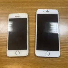 【ジャンク品】iPhone 5s & 6 シルバー 本体