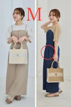 しまむら　yumi デニムジャンスカ　濃紺　サイズＭ