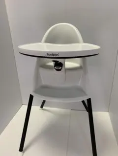 美品　BABYBJORN ハイチェア ホワイト ハーネス無し 折りたたみ Baby Bjron ベビービョルン ハイチェア ホワイト 美品 BABYBJORN