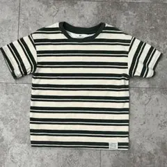 最終価格ボーダーTシャツ　男の子　キッズ H&M パイル生地