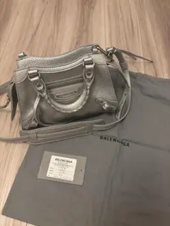 即発送　BALENCIAGA バレンシアガ ネオクラシックシティ ミニ シルバー