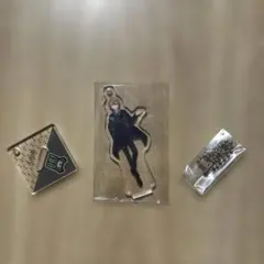 新品未開封：3点セット：オマケ付】氷室京介 グッズ ストラップ