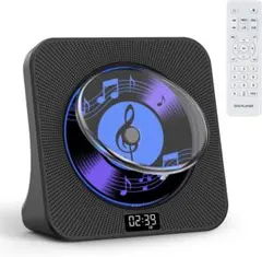 CDプレイヤー 卓上 充電可能 Bluetooth送受信対応 ポータブル