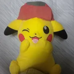 ポケモン ピカチュウ ぬいぐるみ 帽子付きのサムネイル