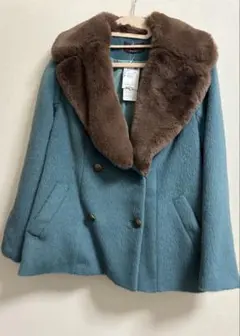 axes femme Nostalgie ファー襟シャギーコート