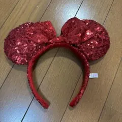 【値下げ！！】東京ディズニーリゾート ミニーちゃんスパンコール カチューシャ