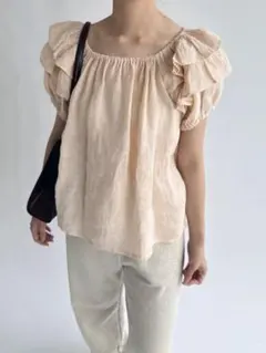 EDIT.FOR LULU linen puff sleeve topのサムネイル