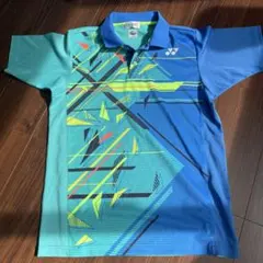 YONEX ポロシャツ 青/緑 グラフィックデザイン
