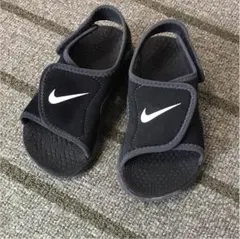 ナイキサンダル サイズ美中古 ブラック キッズ 男の子 女の子
