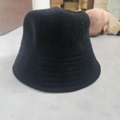 간단한 버킷 모자 블랙