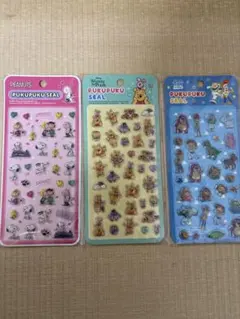 ぷくぷくシール　3枚セット