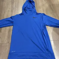 Nike DRI-FIT フード付きトップス 青