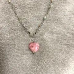 インカローズハートネックレス