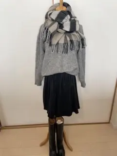 アーバンリサーチ ドアーズ 膝下 ギャザースカート