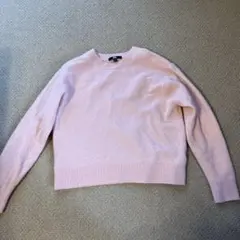UNIQLO 100%ウール ピンク セーター XL