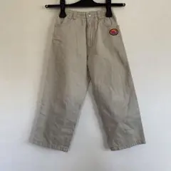 miki HOUSE ベージュ ワイドパンツ 100