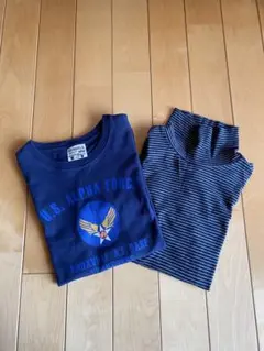 長袖 カットソー 140cm 150cm 2枚セット 男の子