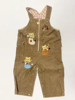 SALE【MIKI HOUSE】80★オーバーオール★ズボン★服★ベビー　132