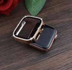 新品　Apple Watch ローズゴールド系　ケース　40mm カバー画面保護