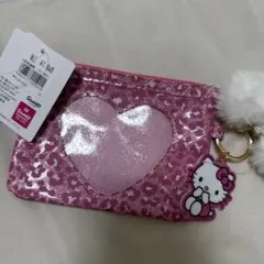 ハローキティ ハート型ポーチ ピンク