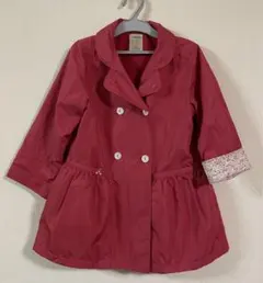 美品　ファミリア　f dash アウター　110サイズ　ピンク　花柄