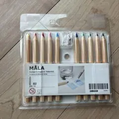 MÅLA 水彩色鉛筆 10本セット