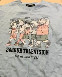 《新品》24時間テレビ 名探偵コナンキャラクター TシャツLサイズ　ブルー