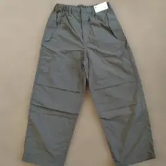 新品　gu ナイロン　ワイド　パラシュート　パンツ　グレー　M