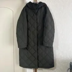 UNIQLO PUFFTECH ロングコートリラックスフィット Mサイズ　カーキ