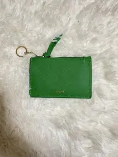 グリーン カードケース キーホルダー付き ニコアンド