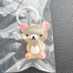 リラックマ　クリアマスコットチャーム　めじるしアクセサリー　コリラックマ