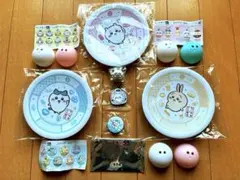 くら寿司ちいかわ 寿司皿3枚セット お皿 ビッくらポン！フィギュア 缶バッジ