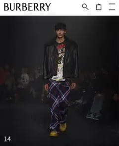 BURBERRY レザーボンバージャケット Daniel Lee 新品同様