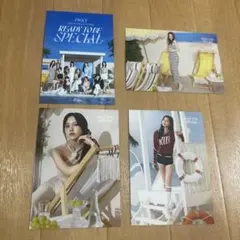 TWICE 5TH トレカ　カード　４枚セット　サナ　ミナ　ジヒョ