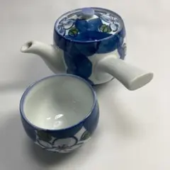 有田焼 茶道具セット 青い花柄 - メルカリ