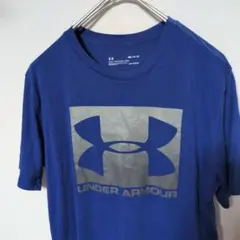 UNDERARMOR ブルー Tシャツ MD　HEATGEAR　ルーズ