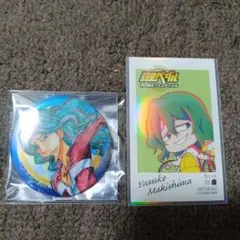 弱ペダ巻島裕介 C106購入特典 缶バッジ チェキ風カード　10周年