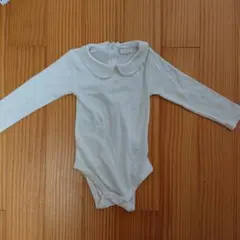ホワイト 襟付きロンパース ネクストベビー