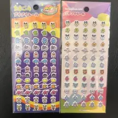 セリア たまごっち プチプチシール 2点セット