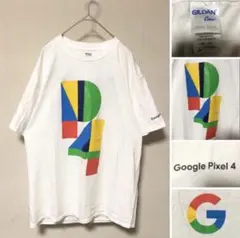 レア❗️Google Pixel 4 企業 プリント Tシャツ 白Lのサムネイル